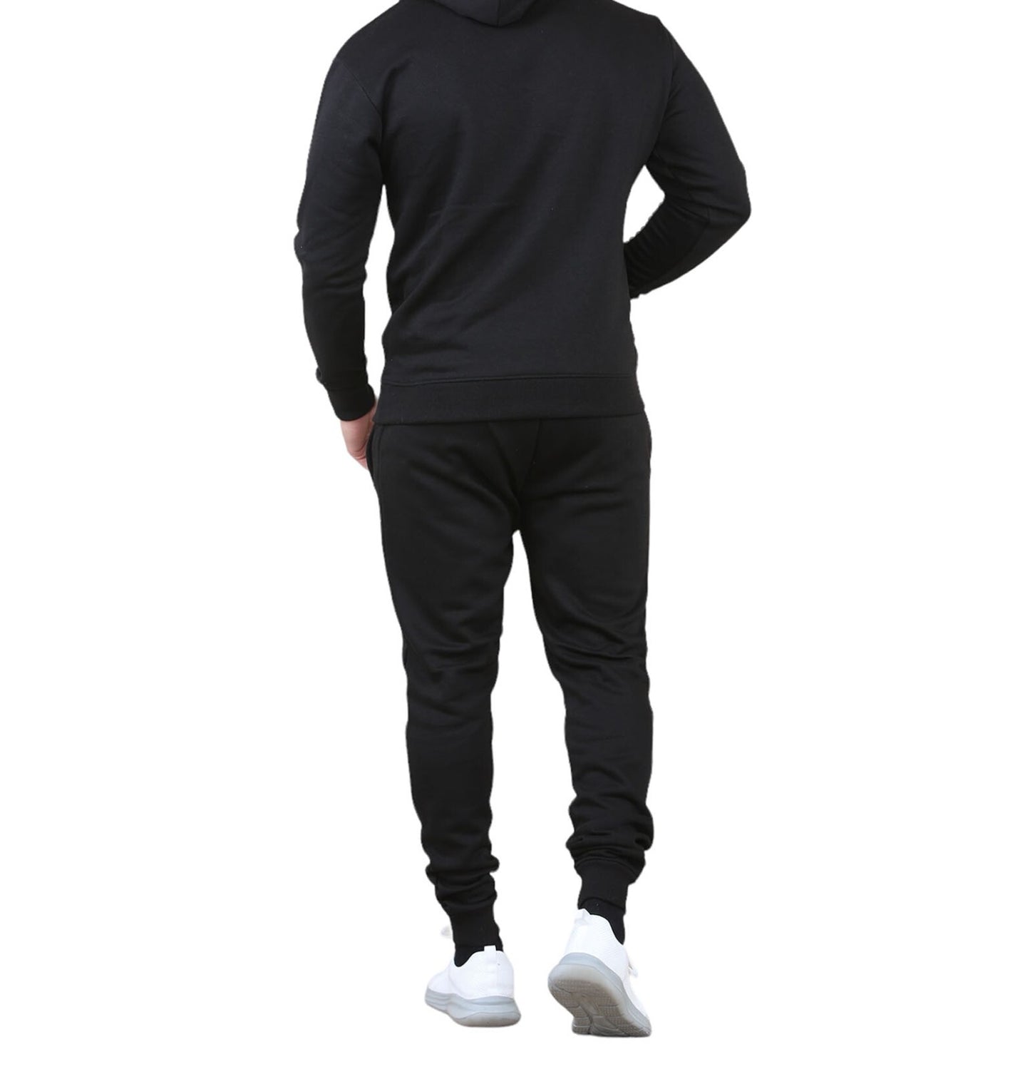 Mens Tracksuit Set Fleece Hoodie Top Bottoms Jogging Joggers Gym Pullover