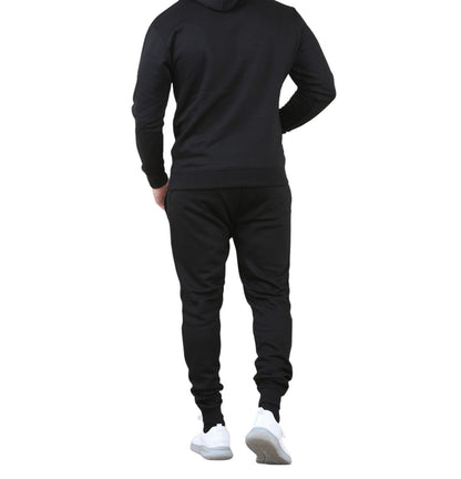 Mens Tracksuit Set Fleece Hoodie Top Bottoms Jogging Joggers Gym Pullover