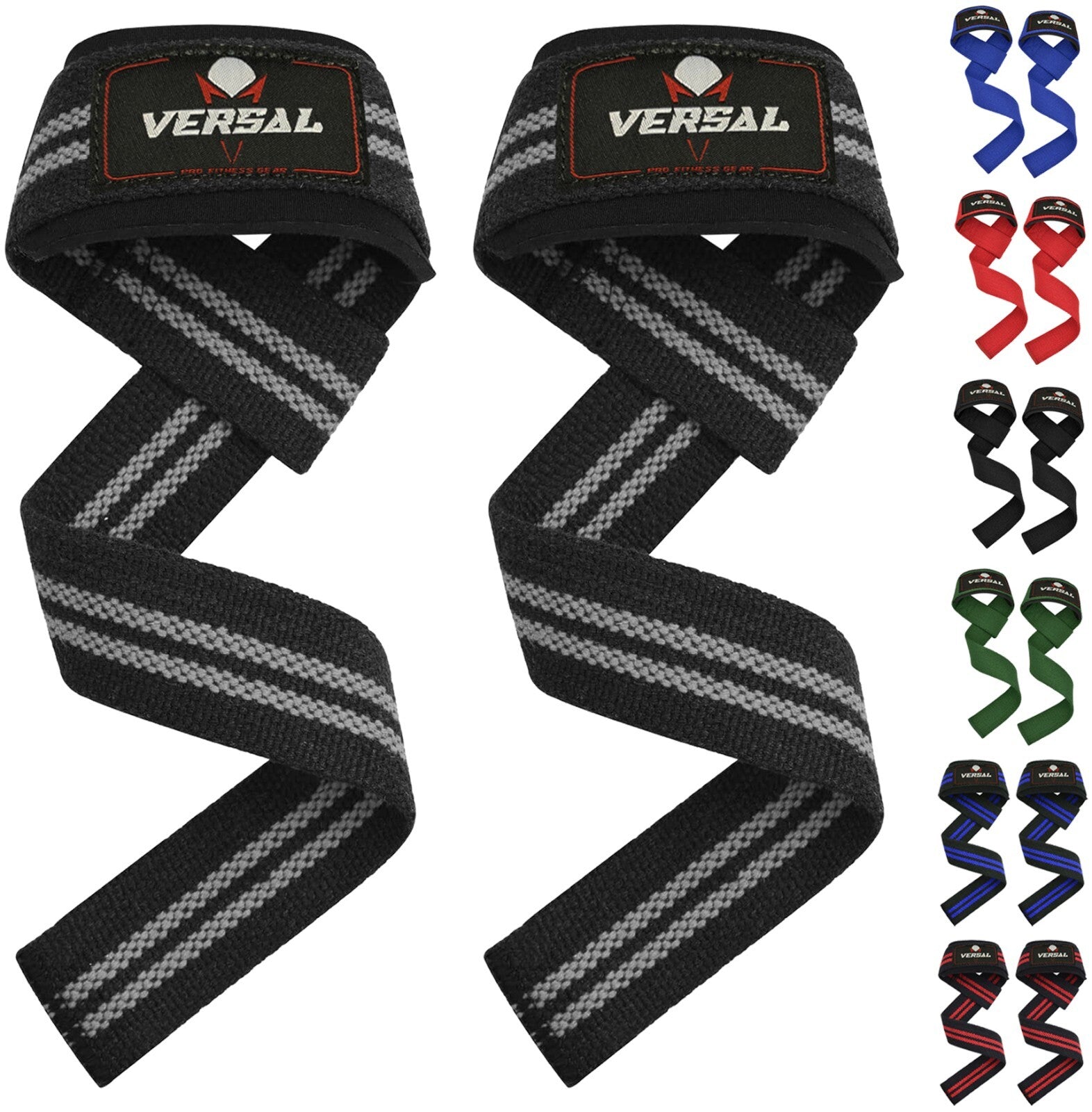 Weight Lifting Wrist Straps – Gym Wrist Wraps | Grip Support for Strength Training