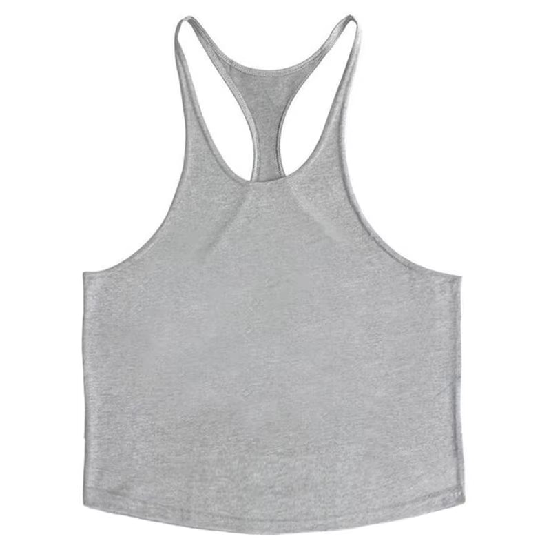 Men’s Gym Stringer Vest – Sleeveless Bodybuilding Workout Tank Top