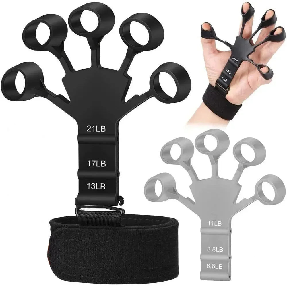 6-Level Adjustable Hand Grip Strength Trainer – Forearm & Finger Exerciser