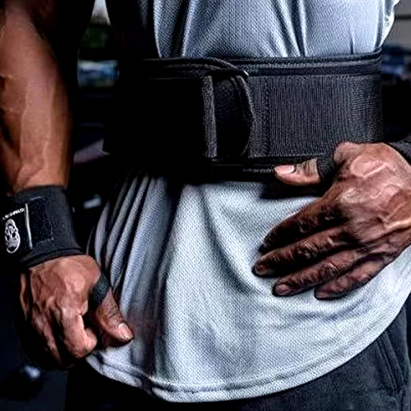 Nylon Weightlifting Belt – Gym Support Belt for Squats & Deadlifts | Powerlifting & Strength Training