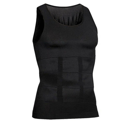 Men’s Slimming Compression Tank Top – Body Shaper Gym Vest for Abs & Tummy Control