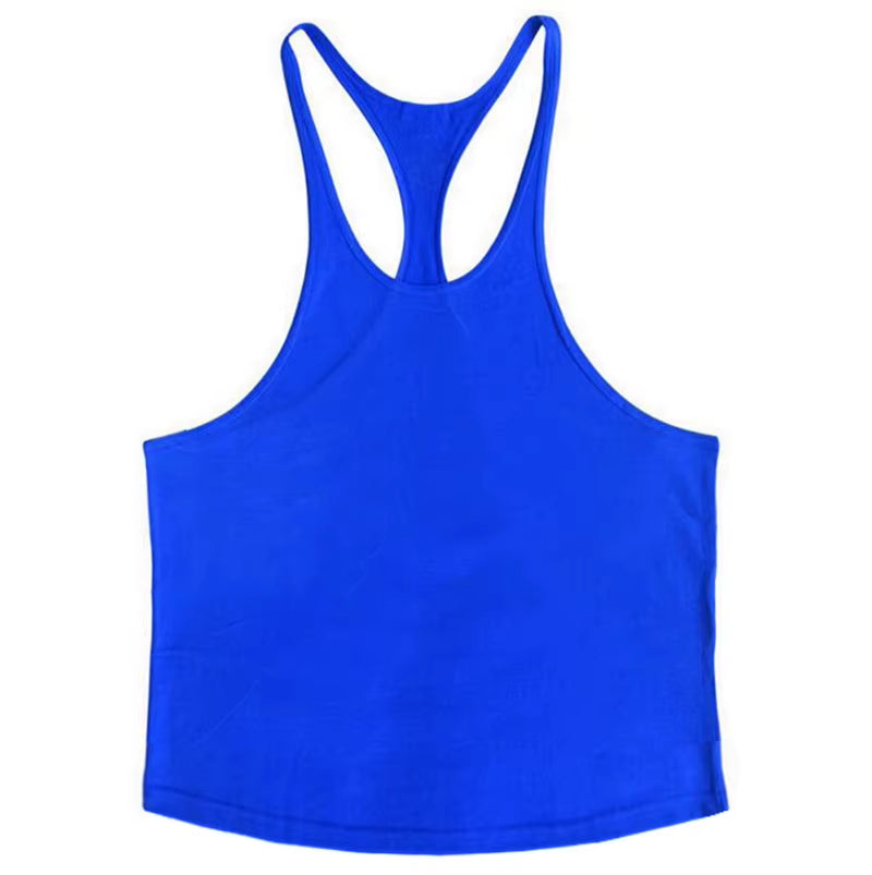 Men’s Gym Stringer Vest – Sleeveless Bodybuilding Workout Tank Top