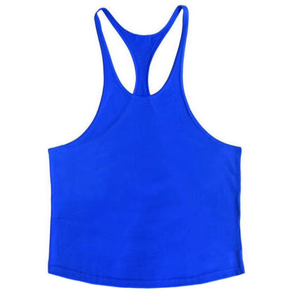 Men’s Gym Stringer Vest – Sleeveless Bodybuilding Workout Tank Top