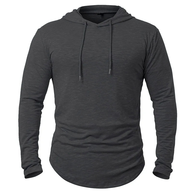Men’s Performance Lightweight Hoodie – Gym, Running & Training Pullover Sweatshirt