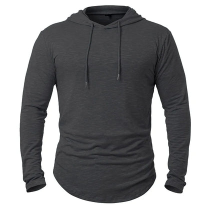 Men’s Performance Lightweight Hoodie – Gym, Running & Training Pullover Sweatshirt