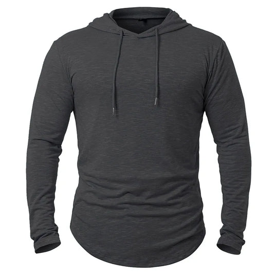 Men’s Performance Lightweight Hoodie – Gym, Running & Training Pullover Sweatshirt