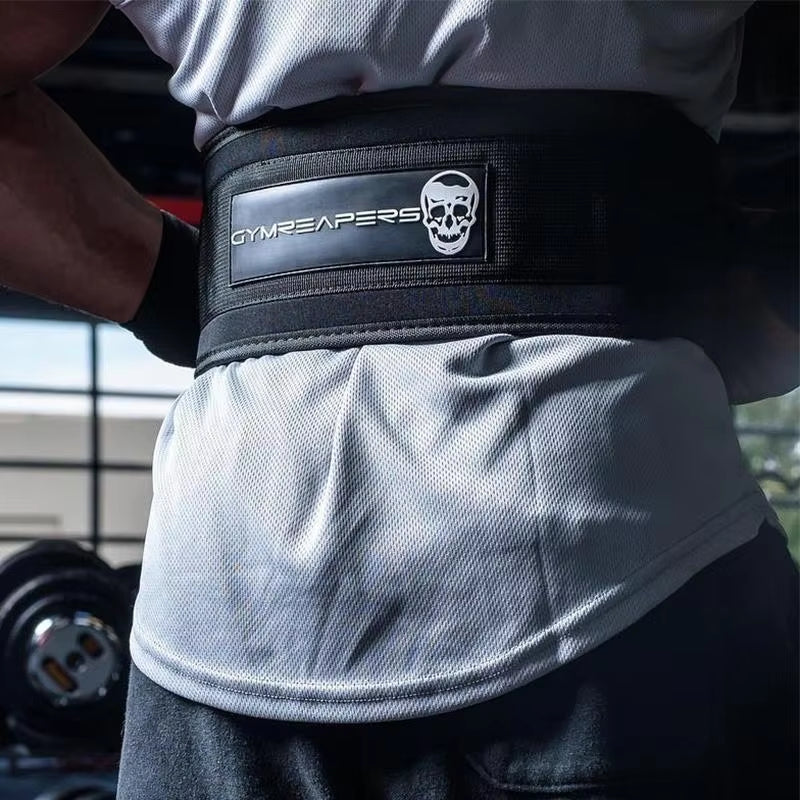 Nylon Weightlifting Belt – Gym Support Belt for Squats & Deadlifts | Powerlifting & Strength Training