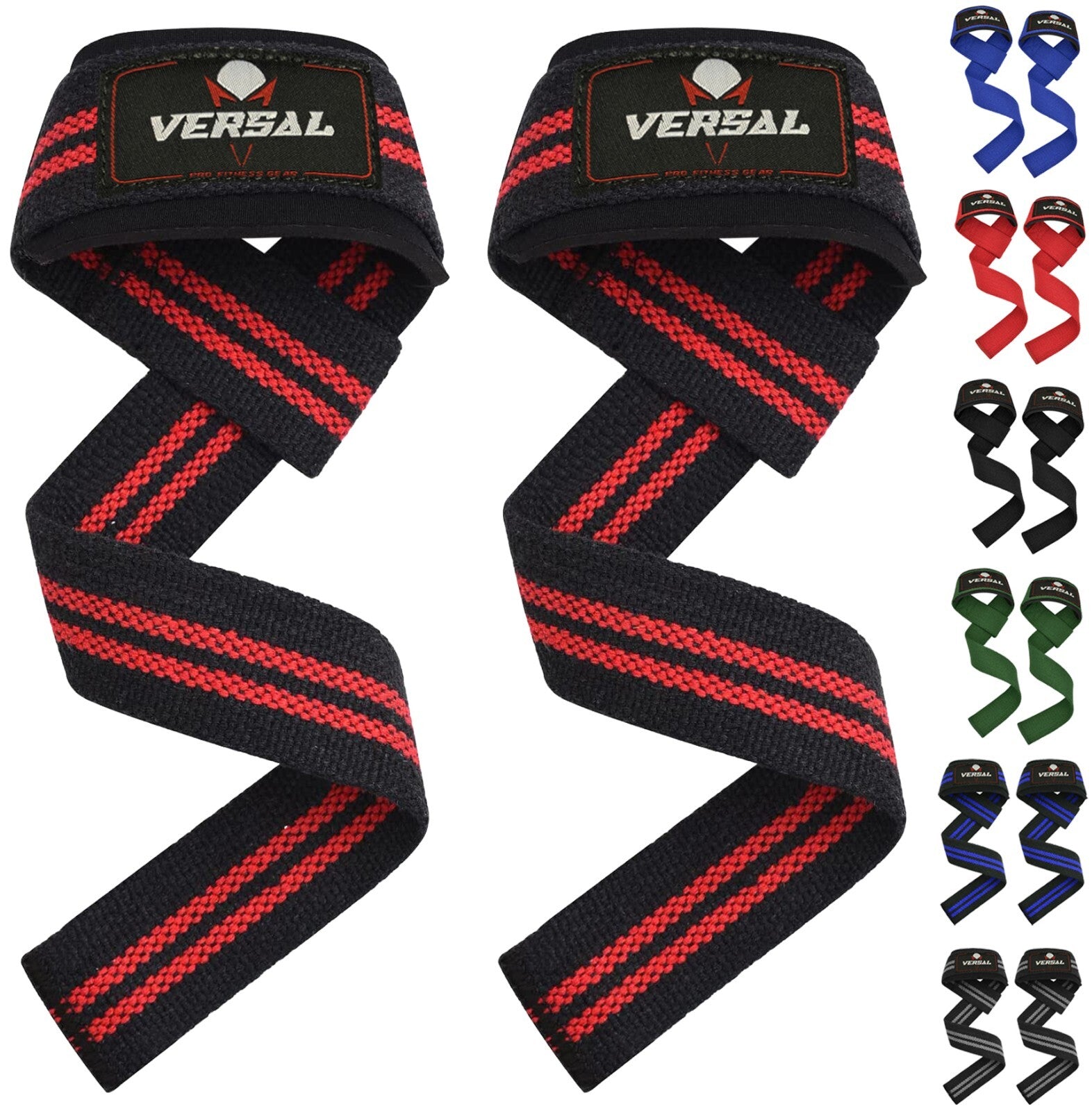 Weight Lifting Wrist Straps – Gym Wrist Wraps | Grip Support for Strength Training