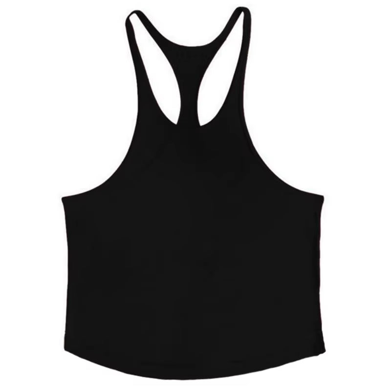 Men’s Gym Stringer Vest – Sleeveless Bodybuilding Workout Tank Top