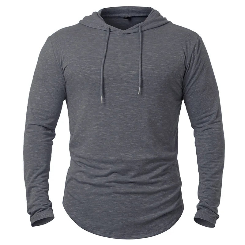 Men’s Performance Lightweight Hoodie – Gym, Running & Training Pullover Sweatshirt