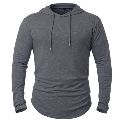 Men’s Performance Lightweight Hoodie – Gym, Running & Training Pullover Sweatshirt