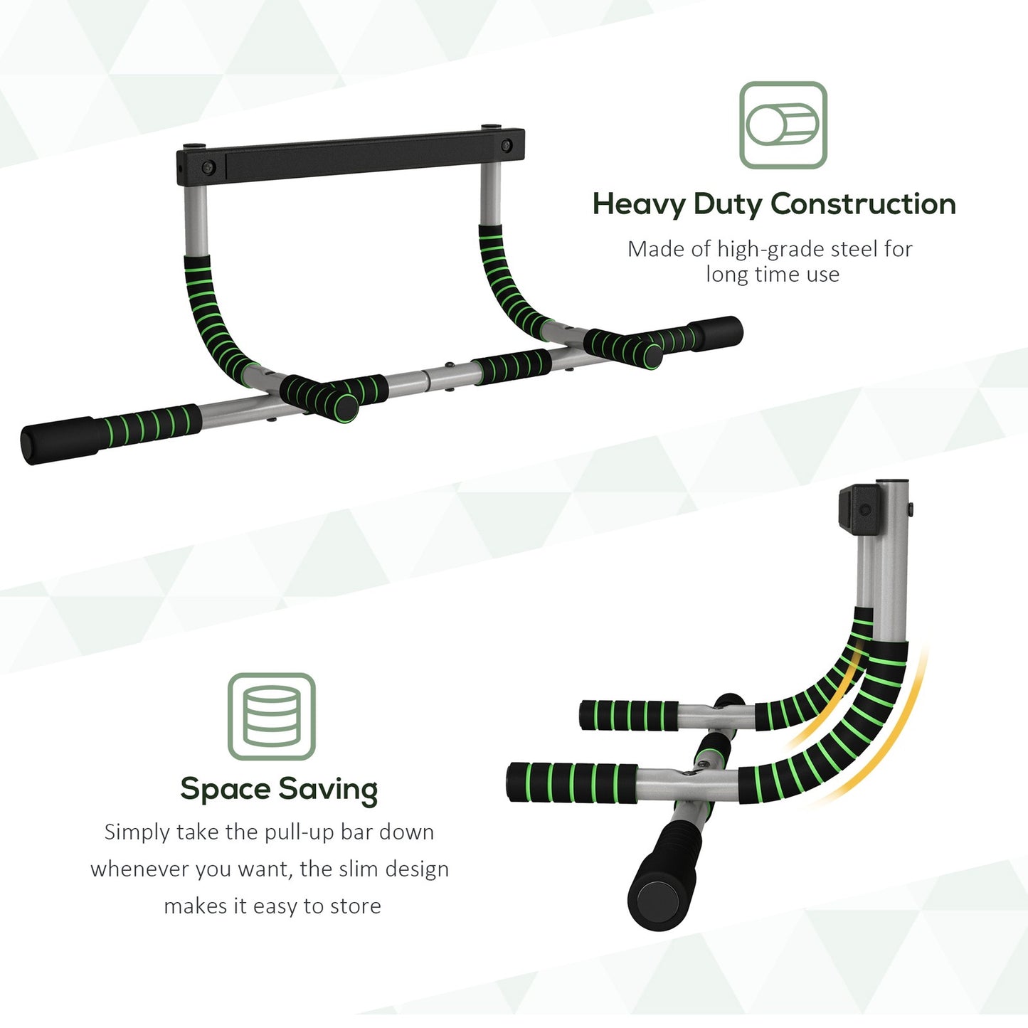 Pull-Up Bar – Indoor Doorway Home Gym Upper Body Trainer