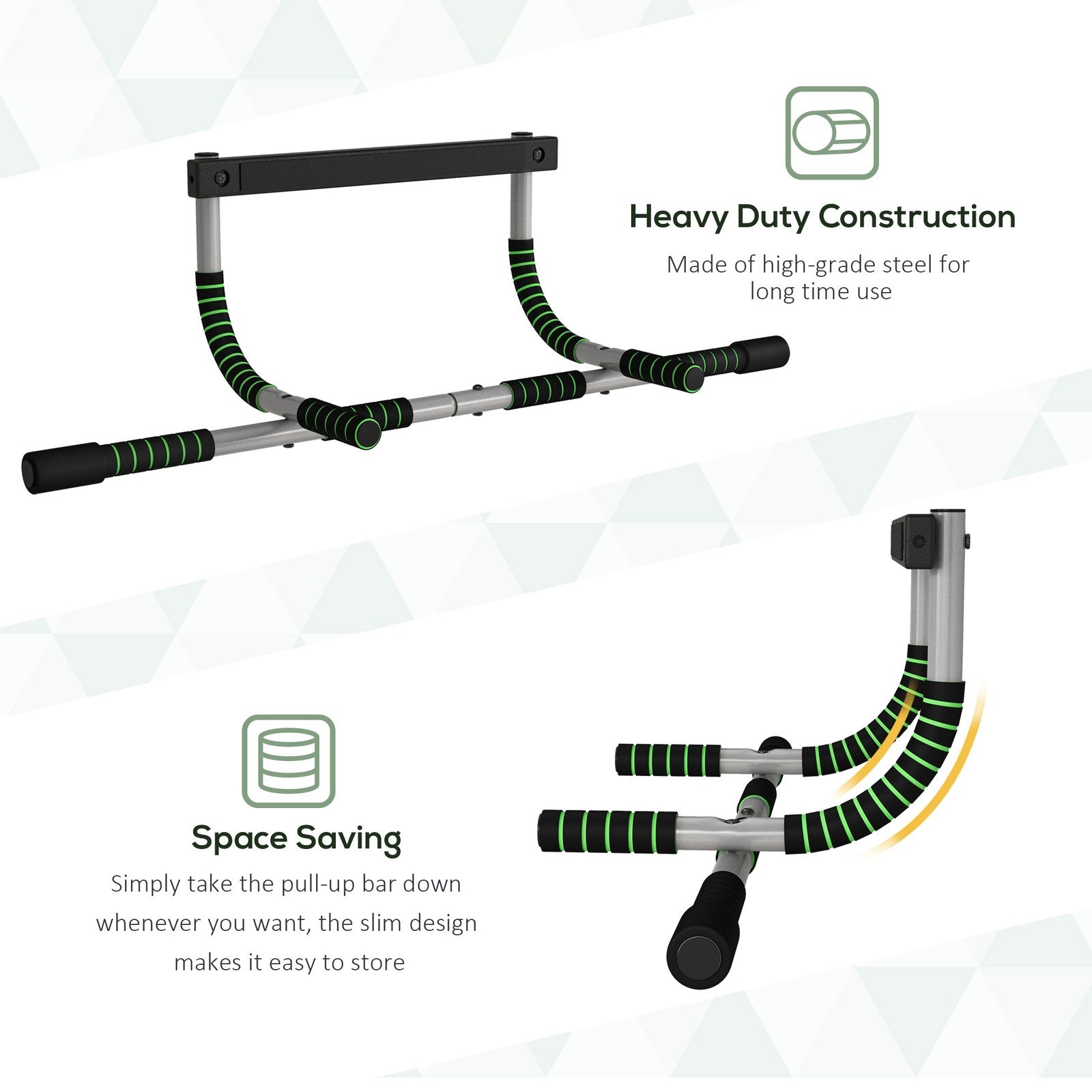 Pull-Up Bar – Indoor Doorway Home Gym Upper Body Trainer