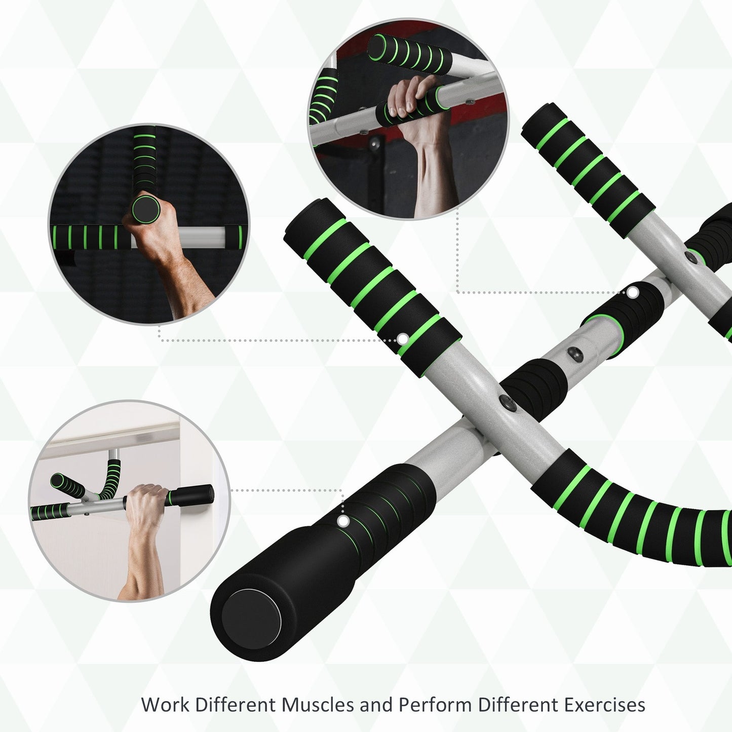 Pull-Up Bar – Indoor Doorway Home Gym Upper Body Trainer