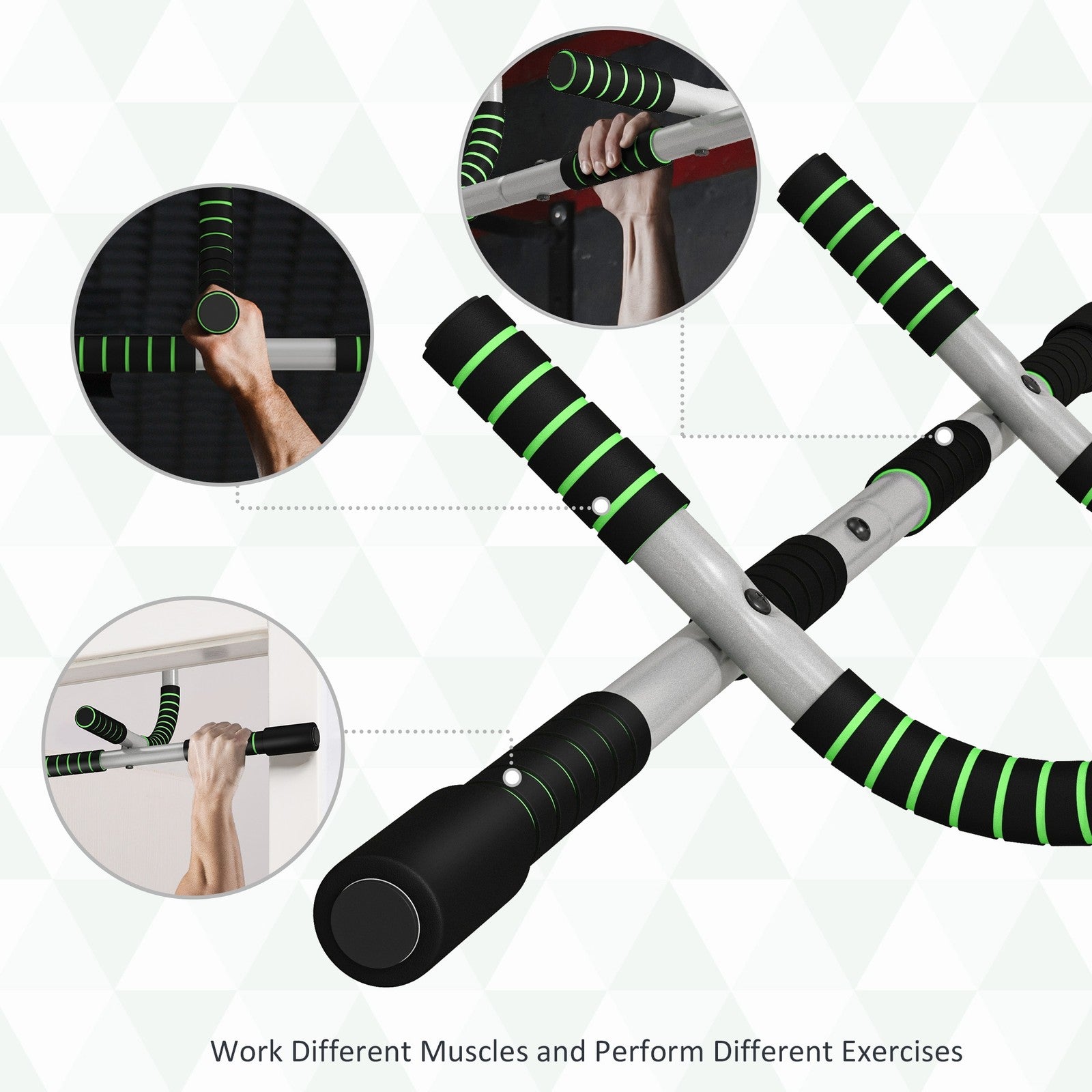 Pull-Up Bar – Indoor Doorway Home Gym Upper Body Trainer